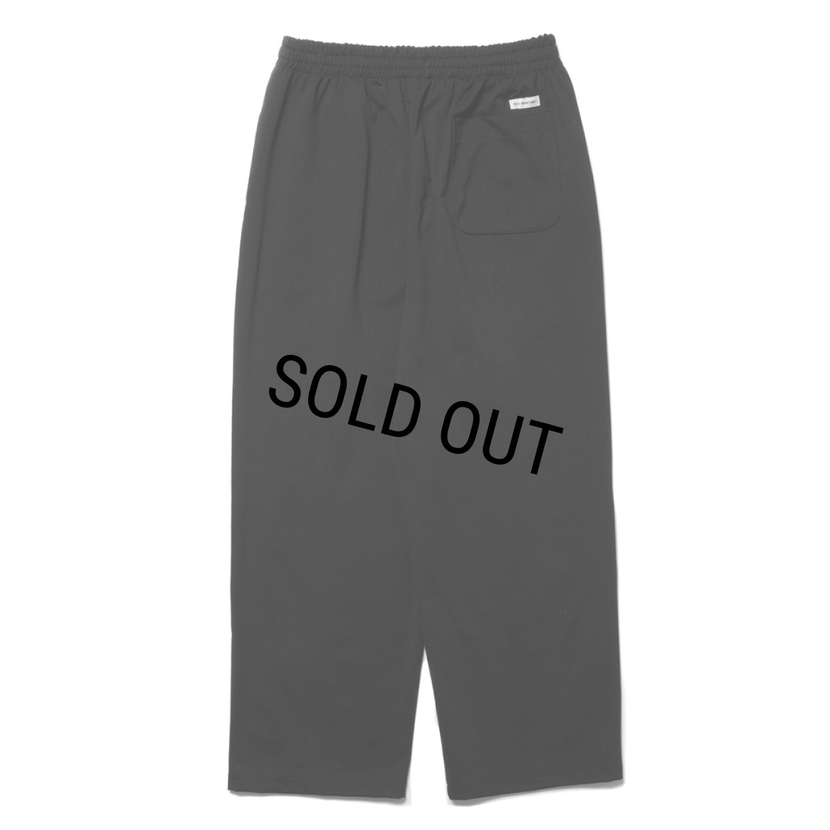 画像2: COOTIE PRODUCTIONS/Polyester Ripstop 1 Tuck Easy Pants（Black）［ポリエステルリップストップワンタックイージーパンツ-24秋冬］ (2)