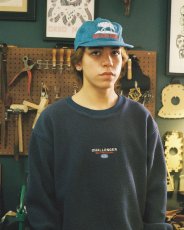画像5: CHALLENGER/WOLF BRIGADE CAP（WASHED DENIM）［ウルフブリゲイドキャップ-24秋冬］ (5)