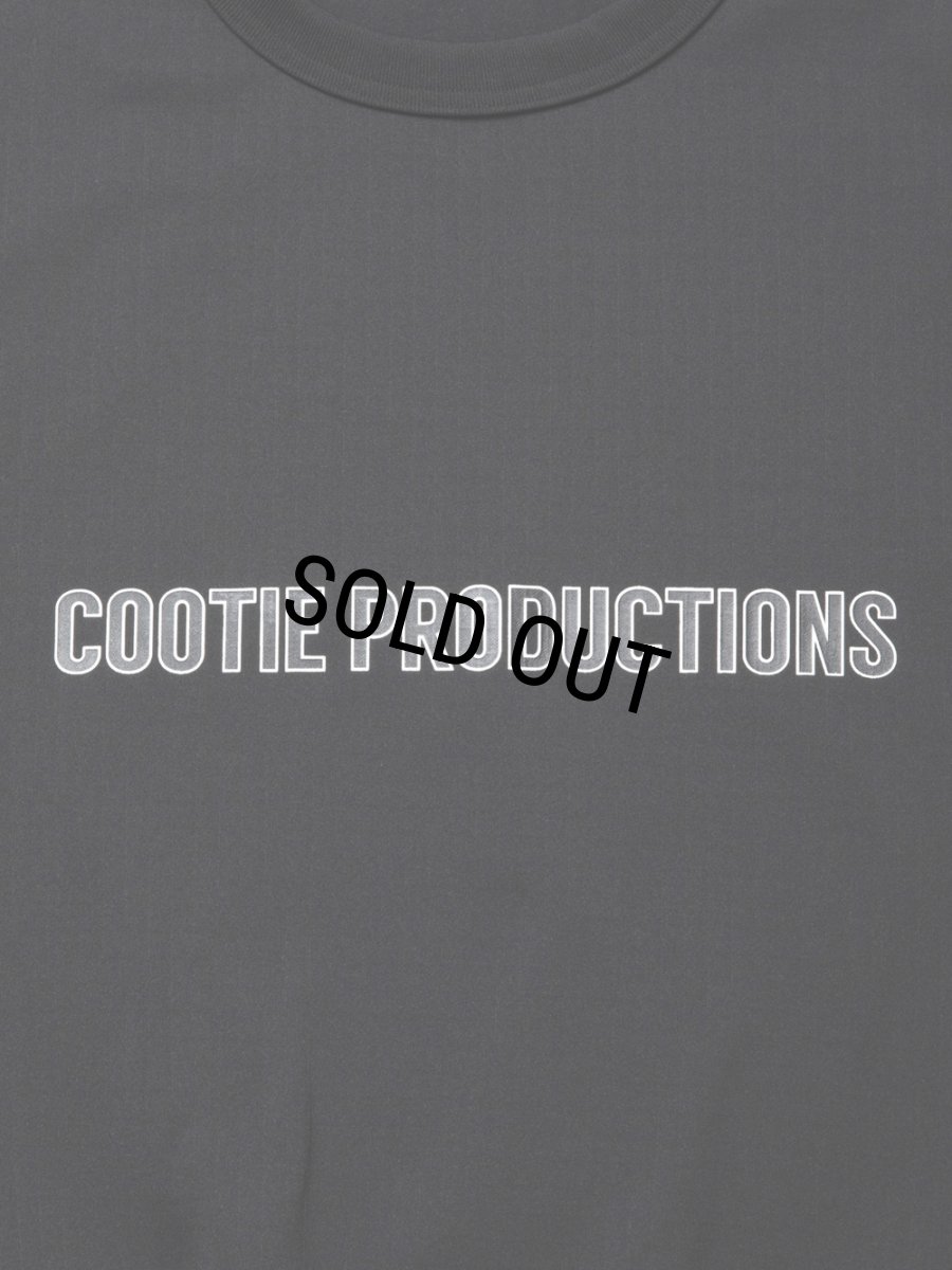 画像3: COOTIE PRODUCTIONS/Polyester Ripstop Jersey Crew（Black）［ポリエステルリップストップクルー-24秋冬］ (3)