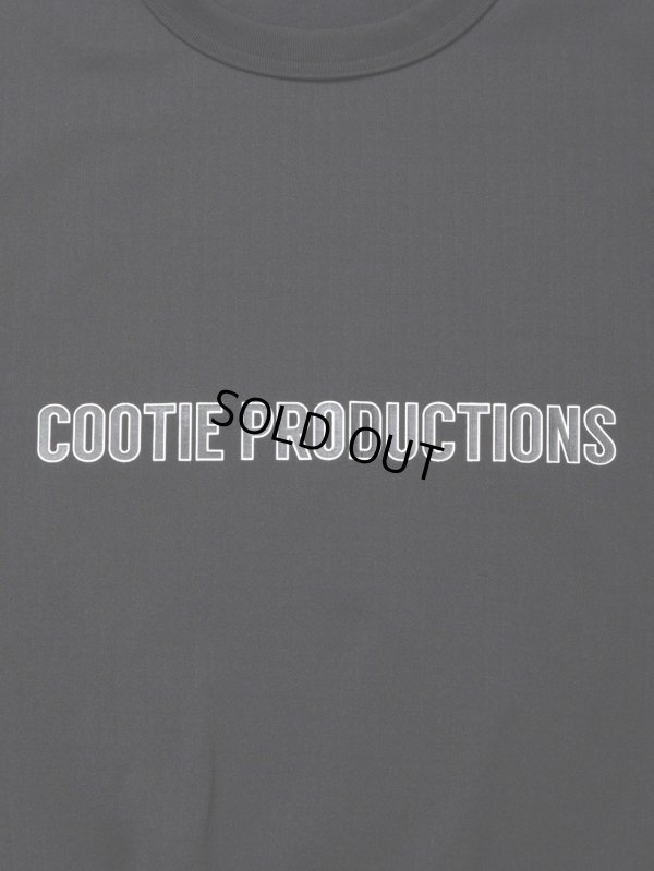 画像3: COOTIE PRODUCTIONS/Polyester Ripstop Jersey Crew（Black）［ポリエステルリップストップクルー-24秋冬］