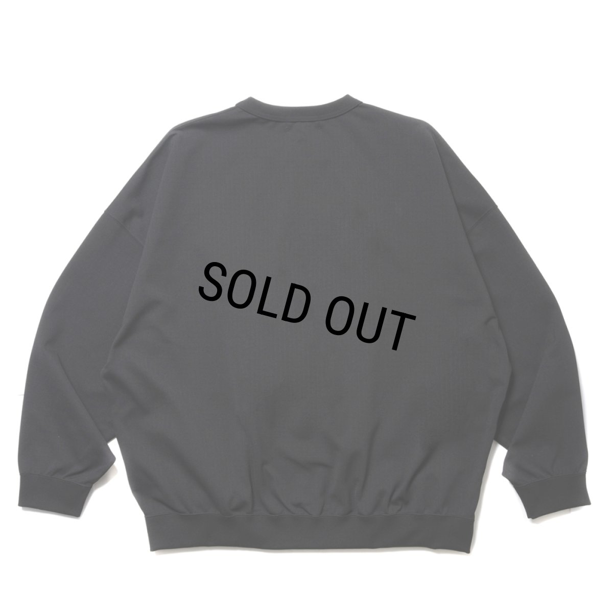 画像2: COOTIE PRODUCTIONS/Polyester Ripstop Jersey Crew（Black）［ポリエステルリップストップクルー-24秋冬］ (2)