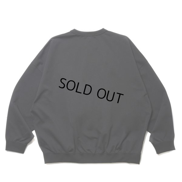 画像2: COOTIE PRODUCTIONS/Polyester Ripstop Jersey Crew（Black）［ポリエステルリップストップクルー-24秋冬］