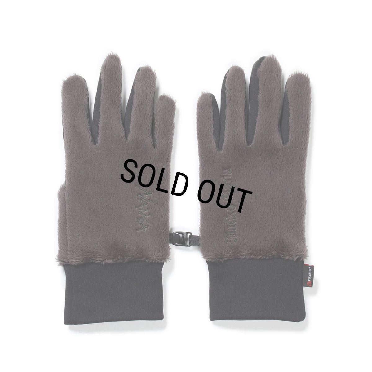 画像1: WACKO MARIA/NANGA / FLEECE GLOVES（GRAY）［フリースグローブ-24秋冬］ (1)