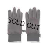 WACKO MARIA/NANGA / FLEECE GLOVES（GRAY）［フリースグローブ-24秋冬］