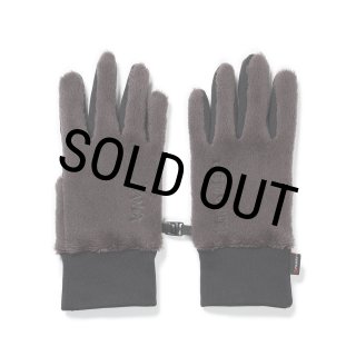 WACKO MARIA/NANGA / FLEECE GLOVES（GRAY）［フリースグローブ-24秋冬