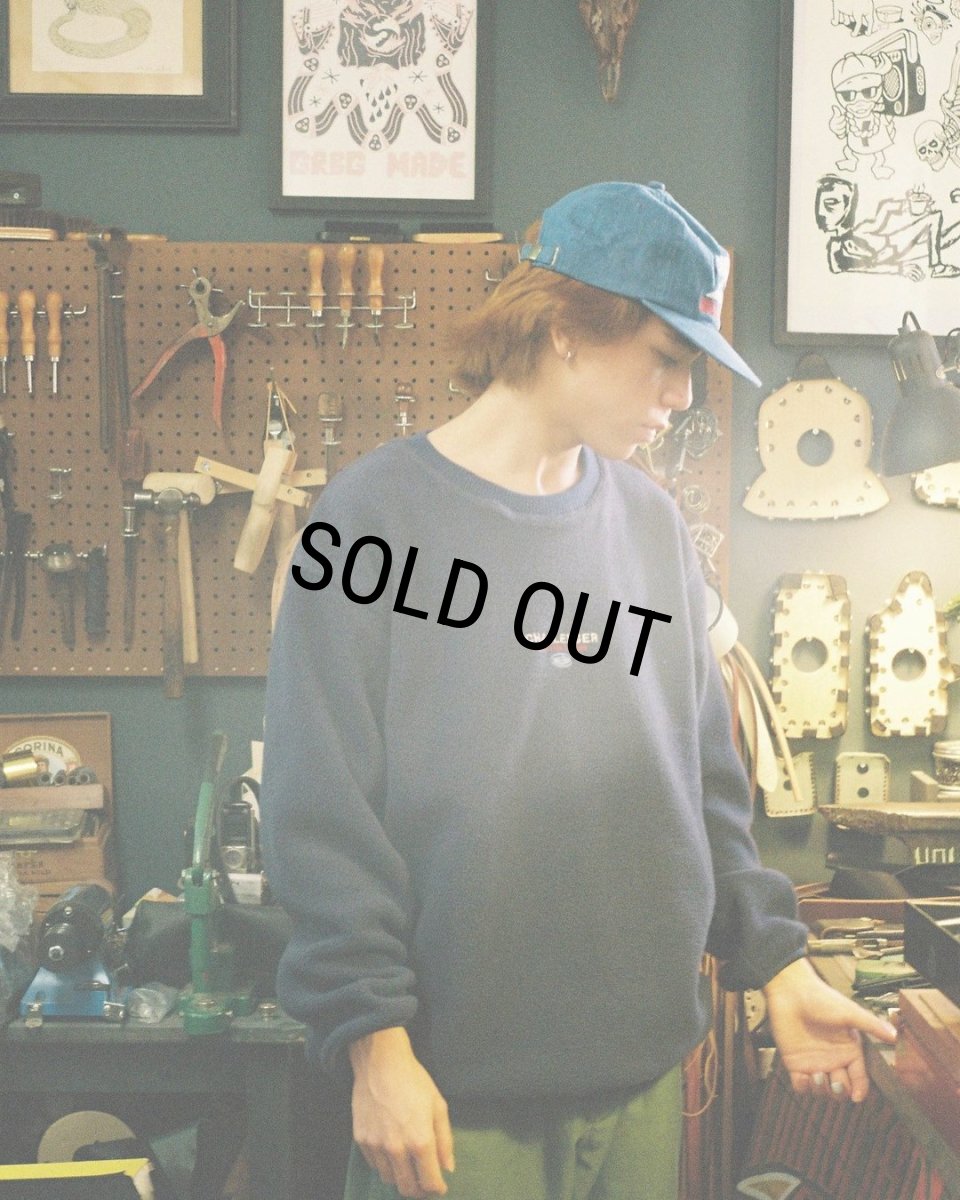 画像6: CHALLENGER/WOLF BRIGADE CAP（WASHED DENIM）［ウルフブリゲイドキャップ-24秋冬］ (6)