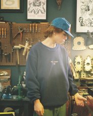 画像7: CHALLENGER/SAILOR C/N FLEECE（NAVY）［セーラークルーネックフリース-24秋冬］ (7)