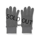 WACKO MARIA/NANGA / FLEECE GLOVES（BLACK）［フリースグローブ-24秋冬］