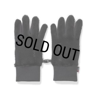 WACKO MARIA/NANGA / FLEECE GLOVES（BLACK）［フリースグローブ-24