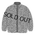 WACKO MARIA/REVERSIBLE LEOPARD BOA FLEECE JACKET（GRAY）［リバーシブルレオパードボアフリースJKT-24秋冬］
