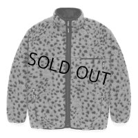 WACKO MARIA/REVERSIBLE LEOPARD BOA FLEECE JACKET（GRAY）［リバーシブルレオパードボアフリースJKT-24秋冬］