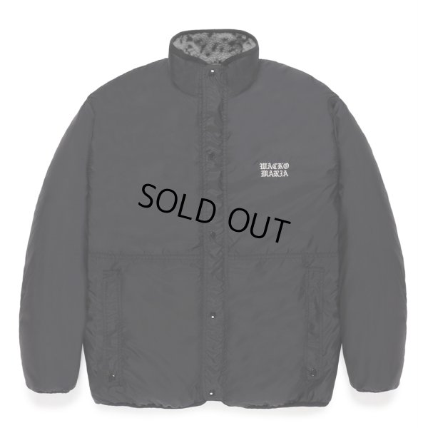 画像2: WACKO MARIA/REVERSIBLE LEOPARD BOA FLEECE JACKET（GRAY）［リバーシブルレオパードボアフリースJKT-24秋冬］