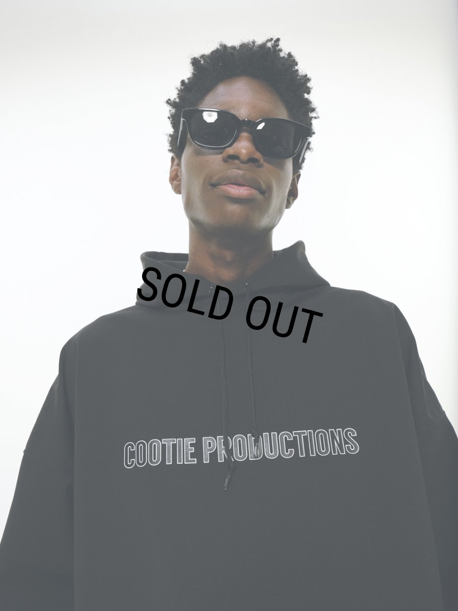画像4: COOTIE PRODUCTIONS/Polyester Ripstop Jersey Hoodie（Black）［ポリエステルリップストップフーディー-24秋冬］ (4)