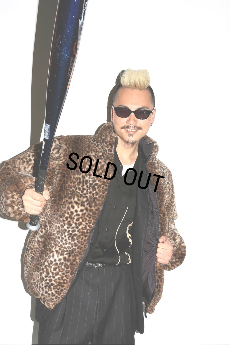 画像6: WACKO MARIA/NANGA / LEOPARD FUR DOWN JACKET（BEIGE）［レオパードファーダウンJKT-24秋冬］ (6)