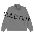 BlackEyePatch/SUPERCAR LOGO HALF ZIP SWEAT（CHARCOAL）