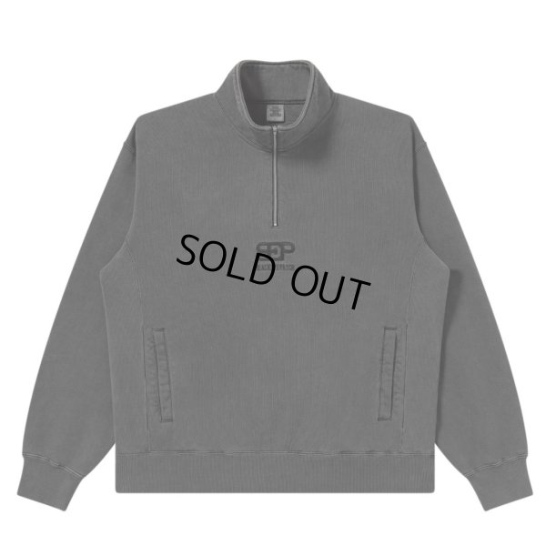 画像1: BlackEyePatch/SUPERCAR LOGO HALF ZIP SWEAT（CHARCOAL）