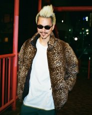 画像4: WACKO MARIA/NANGA / LEOPARD FUR DOWN JACKET（BEIGE）［レオパードファーダウンJKT-24秋冬］ (4)