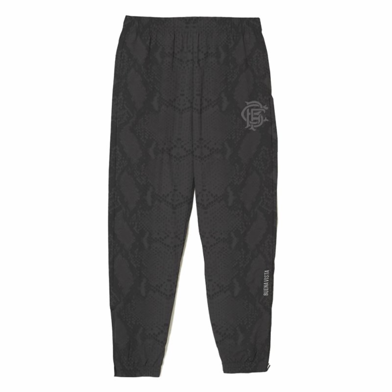 画像1: 【20%OFF】BUENA VISTA/TRAINING PANTS PYTHON（DARK GRAY）［トレーニングパンツパイソン-24秋冬］