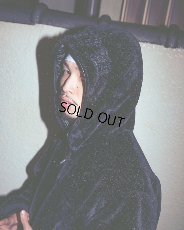 画像4: BlackEyePatch/MOHAIR FAUX FUR HODDED JACKET（BLACK）