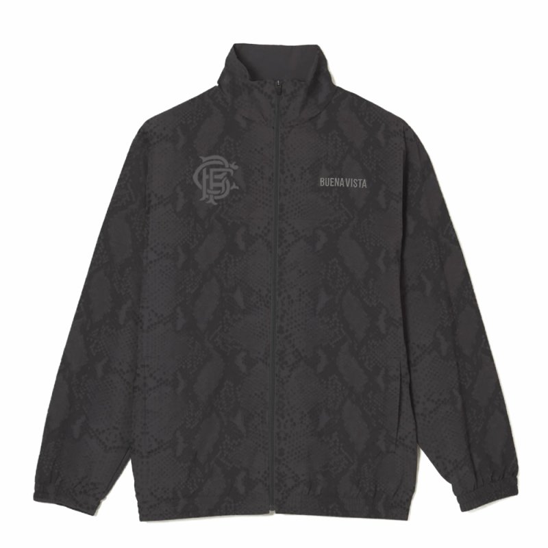 画像1: 【20%OFF】BUENA VISTA/TRAINING TOP PYTHON（DARK GRAY）［トレーニングトップパイソン-24秋冬］