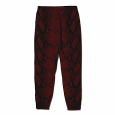 画像2: 【20%OFF】BUENA VISTA/TRAINING PANTS PYTHON（BORDEAUX）［トレーニングパンツパイソン-24秋冬］ (2)
