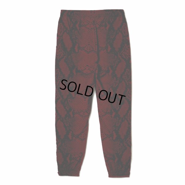 画像2: 【20%OFF】BUENA VISTA/TRAINING PANTS PYTHON（BORDEAUX）［トレーニングパンツパイソン-24秋冬］