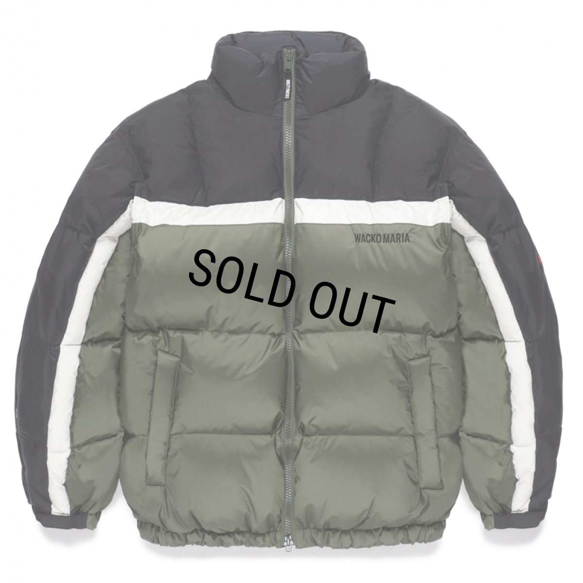 画像1: WACKO MARIA/NANGA / SWITCHING DOWN JACKET（GREEN）［スイッチングダウンJKT-24秋冬］ (1)