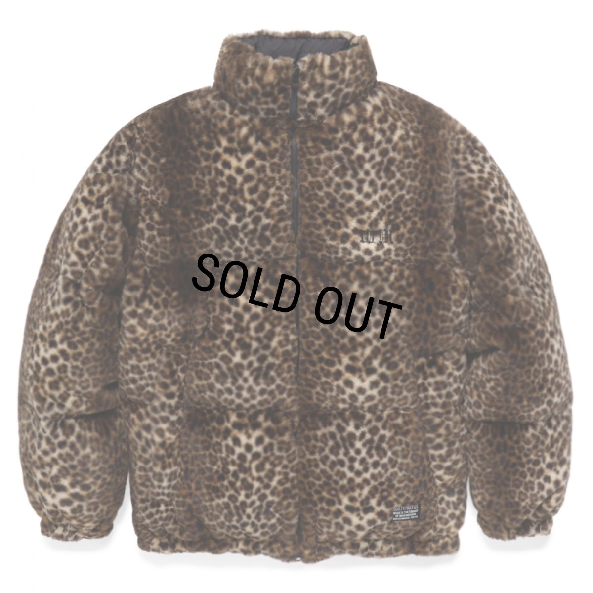 画像1: WACKO MARIA/NANGA / LEOPARD FUR DOWN JACKET（BEIGE）［レオパードファーダウンJKT-24秋冬］ (1)