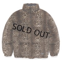WACKO MARIA/NANGA / LEOPARD FUR DOWN JACKET（BEIGE）［レオパードファーダウンJKT-24秋冬］