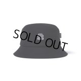 BlackEyePatch/OG LABEL FLEECE BUCKET HAT（BLACK）
