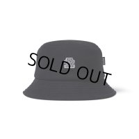 BlackEyePatch/OG LABEL FLEECE BUCKET HAT（BLACK）
