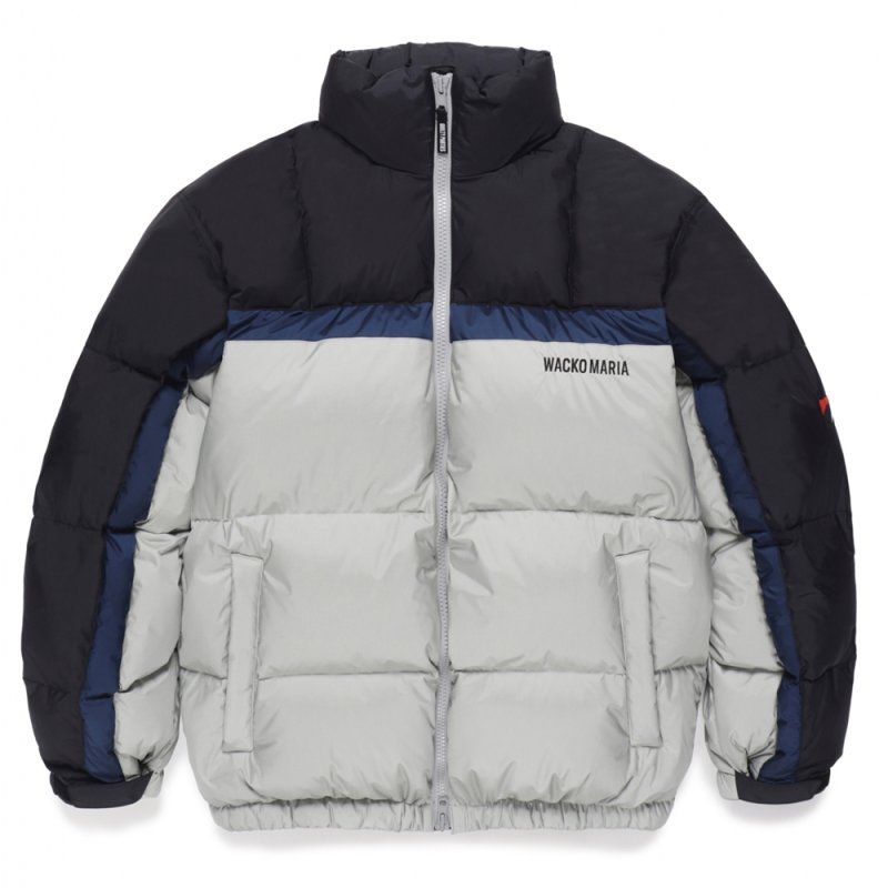 画像1: WACKO MARIA/NANGA / SWITCHING DOWN JACKET（GRAY）［スイッチングダウンJKT-24秋冬］