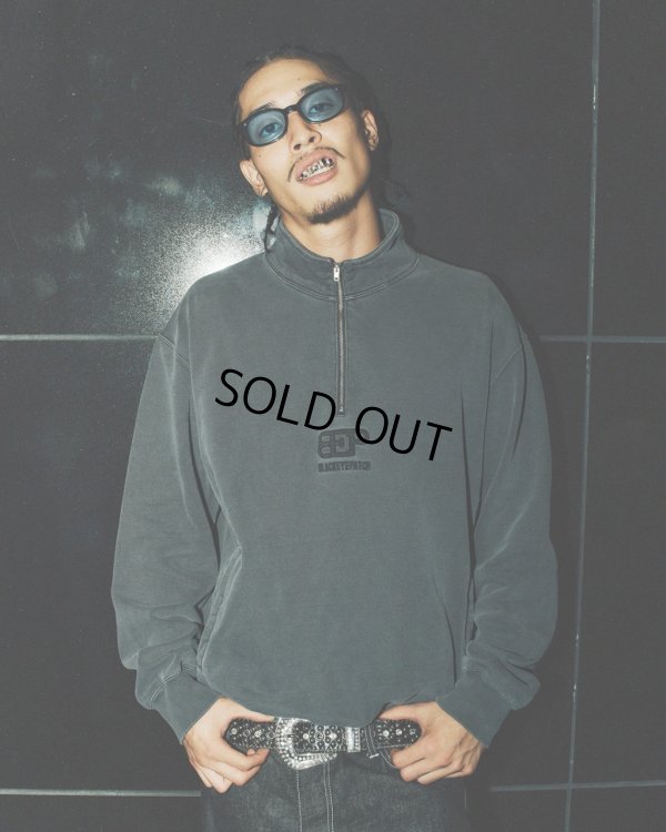 画像3: BlackEyePatch/SUPERCAR LOGO HALF ZIP SWEAT（CHARCOAL）