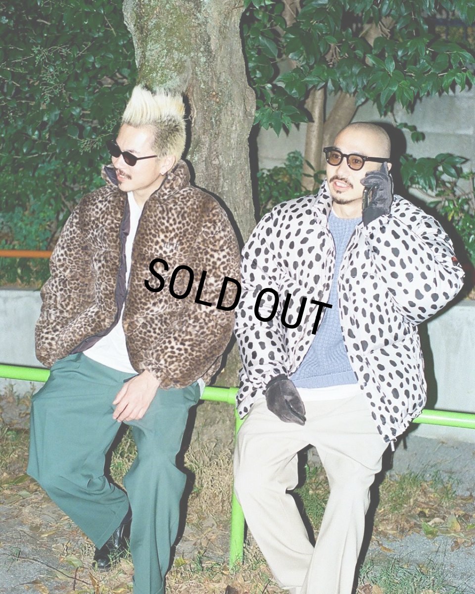 画像5: WACKO MARIA/NANGA / LEOPARD FUR DOWN JACKET（BEIGE）［レオパードファーダウンJKT-24秋冬］ (5)
