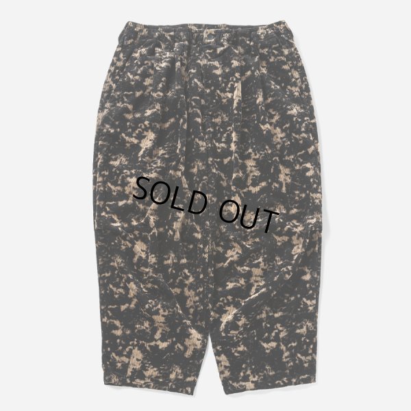 画像1: TIGHTBOOTH/BLEACH CORD BALLOON PANTS（Black）［ブリーチコーデュロイバルーンパンツ-24秋冬］