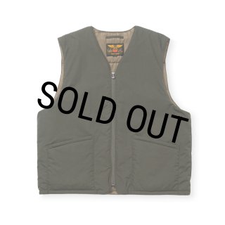 30％OFF】CALEE/TASLAN NYLON PADDED WAIST COAT（DARK OLIVE