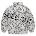 WACKO MARIA/NANGA / LEOPARD DOWN JACKET（GRAY）［レオパードダウンJKT-24秋冬］