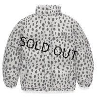 WACKO MARIA/NANGA / LEOPARD DOWN JACKET（GRAY）［レオパードダウンJKT-24秋冬］