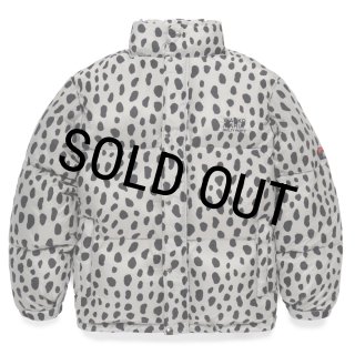 WACKO MARIA/NANGA / LEOPARD DOWN JACKET（GRAY）［レオパード