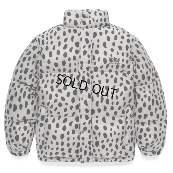 画像1: WACKO MARIA/NANGA / LEOPARD DOWN JACKET（GRAY）［レオパードダウンJKT-24秋冬］