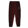 画像1: 【20%OFF】BUENA VISTA/TRAINING PANTS PYTHON（BORDEAUX）［トレーニングパンツパイソン-24秋冬］ (1)