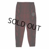 【20%OFF】BUENA VISTA/TRAINING PANTS PYTHON（BORDEAUX）［トレーニングパンツパイソン-24秋冬］