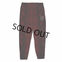 【20%OFF】BUENA VISTA/TRAINING PANTS PYTHON（BORDEAUX）［トレーニングパンツパイソン-24秋冬］