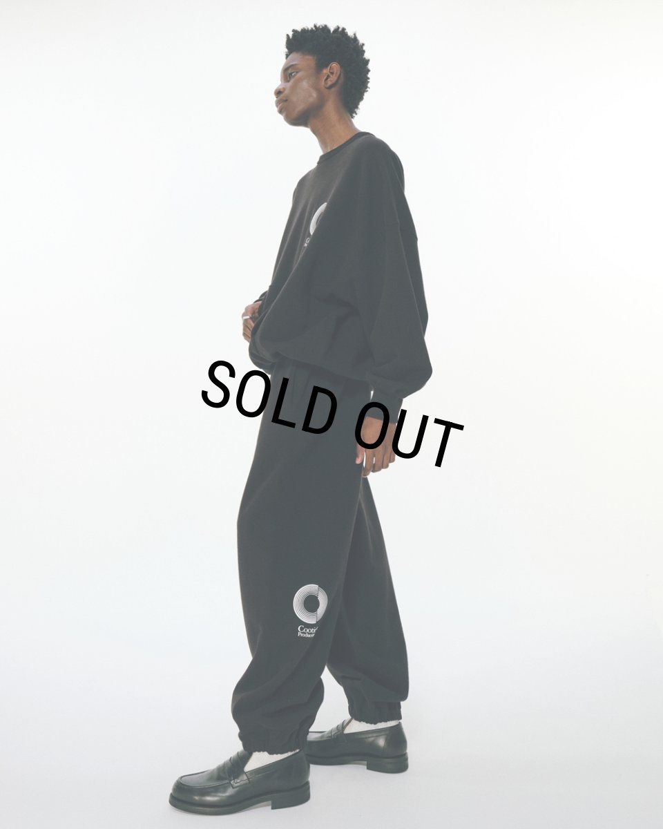 画像5: COOTIE PRODUCTIONS/Open End Yarn Heavy Oz Sweat Crew（Black）［スウェットクルー-24秋冬］ (5)
