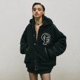画像6: COOTIE PRODUCTIONS/Wool Mossa Stadium Jacket（Black）［スタジアムJKT-24秋冬］