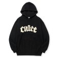 画像1: 【30%OFF】CALEE/CALEE LOGO PULLOVER HD ＜NATURALLY PAINT DESIGN＞（BLACK）［プルオーバーパーカー-24秋冬］ (1)