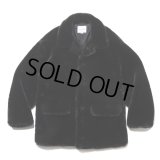 COOTIE PRODUCTIONS/Faux Fur Car Coat（Black）［フェイクファーカーコート-24秋冬］