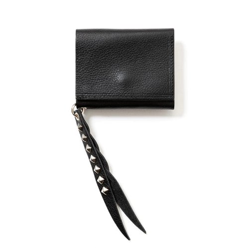 他の写真1: CALEE/PLANE LEATHER MULTI WALLET＜STUDS CHARM＞（BLACK）［マルチウォレット-24秋冬］