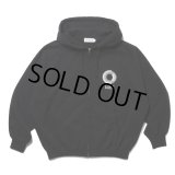 COOTIE PRODUCTIONS/Open End Yarn Heavy Oz Sweat Zip Hoodie（Black）［スウェットジップフーディー-24秋冬］