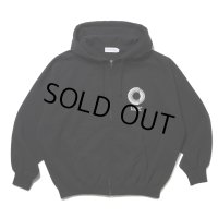 COOTIE PRODUCTIONS/Open End Yarn Heavy Oz Sweat Zip Hoodie（Black）［スウェットジップフーディー-24秋冬］